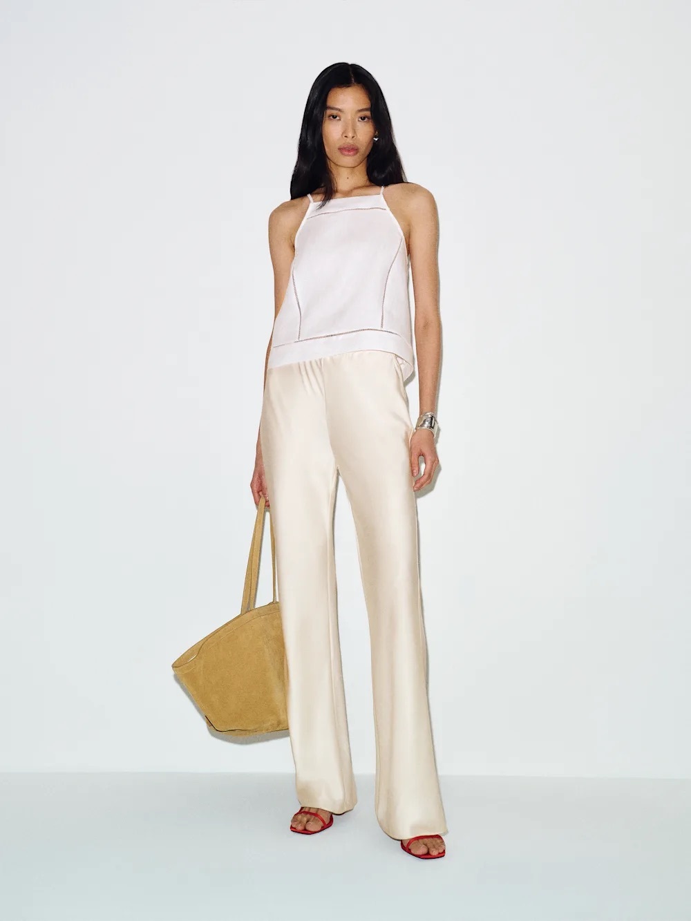 Reformation Gale Satin Pant